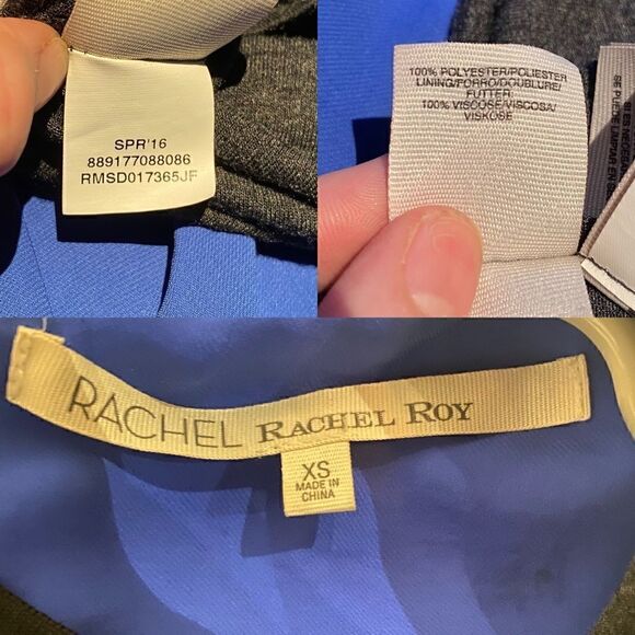 Rachel Rachel Roy Blue Petra High-Low Sleeveless Dress - Picture 14 of 16